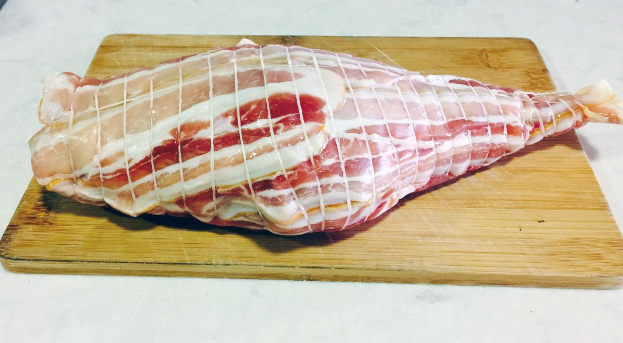 Pierna cordero con pijama